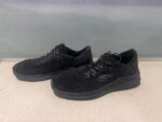 All Black Lightweight Mesh Running Sneakers - Image 3