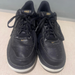 Nike Air Force 1 Low – Black & Gold Men’s Casual Sneakers