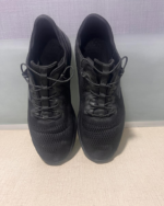 All Black Lightweight Mesh Running Sneakers - Image 2