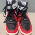 Nike Air Force 1 High – Custom “Bred” Diamond Edition